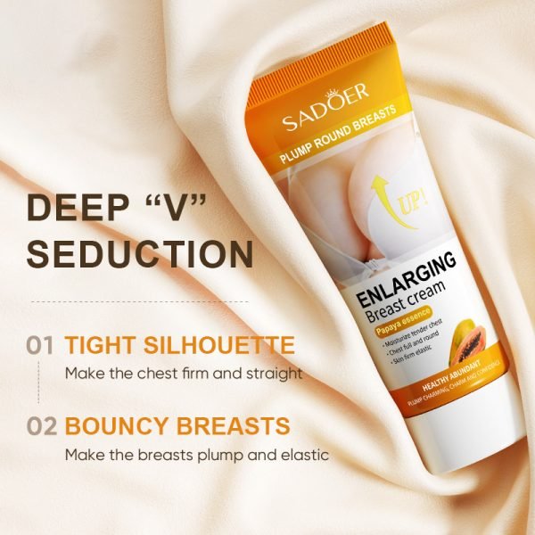 papaya essence enlarging breast cream,Breast Enhancement Cream, Natural Breast Enlargement Cream, Firms, Plumps and Lifts Your Breasts and Improves Sagging Breasts, for All Skin Types