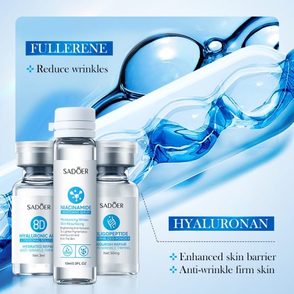 Hyaluronic acid anti-wrinkle repair freeze-dried powder set, anti-sensitive freeze-dried powder，Hyaluronic Acid Serum for Face - Plumping, Anti-Aging & Hydrating