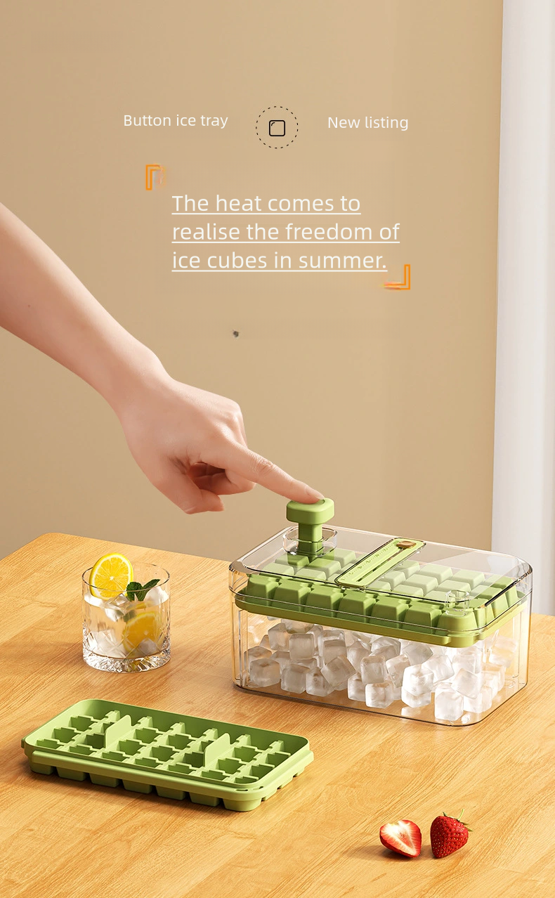 Silicone Ice Cube Tray 