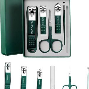 Nail Clipper Set。Nail Clipper Tool，Nail Care Set Household Nail Clipper Set (Nano Glass File for Shining Nails, Dual Purpose Repair+Ear Spoon+Eyebrow Clipper+diag