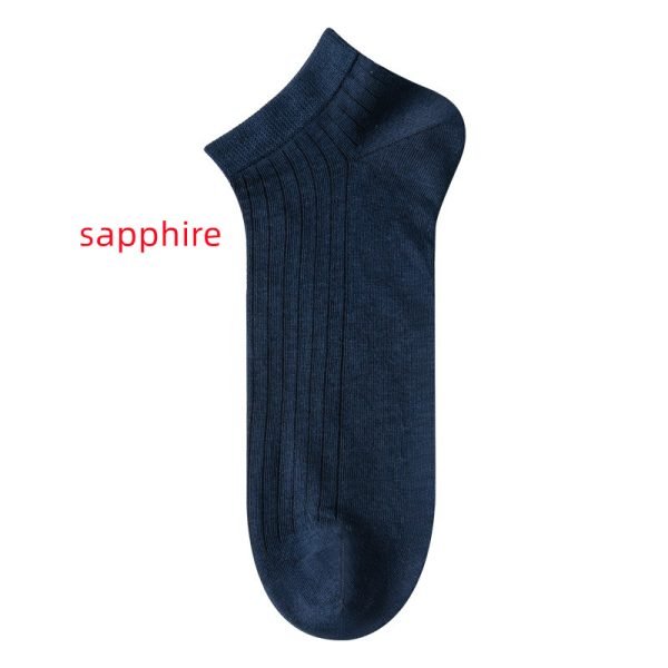 Men's pure cotton thin socks,Ultra-thin, breathable, antibacterial and deodorant