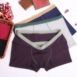 Pure cotton plus size men's boxer briefs, plus size men's underwear, suitable for weight 40KG-150KG