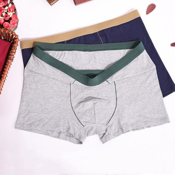 Pure cotton plus size men's boxer briefs, plus size men's underwear, suitable for weight 40KG-150KG