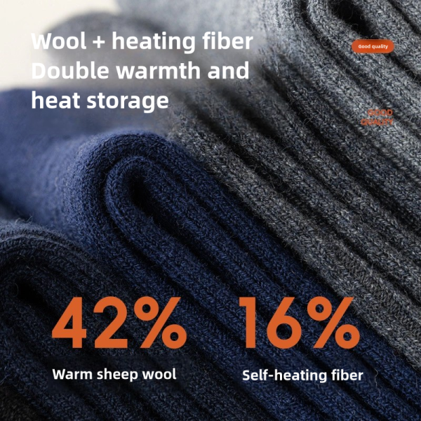 Spontaneous Heating Wool Socks – Heat-Retaining Thermal Socks for Cold Weather