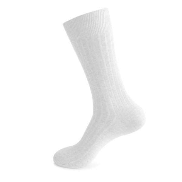 Plus size combed cotton long socks for men