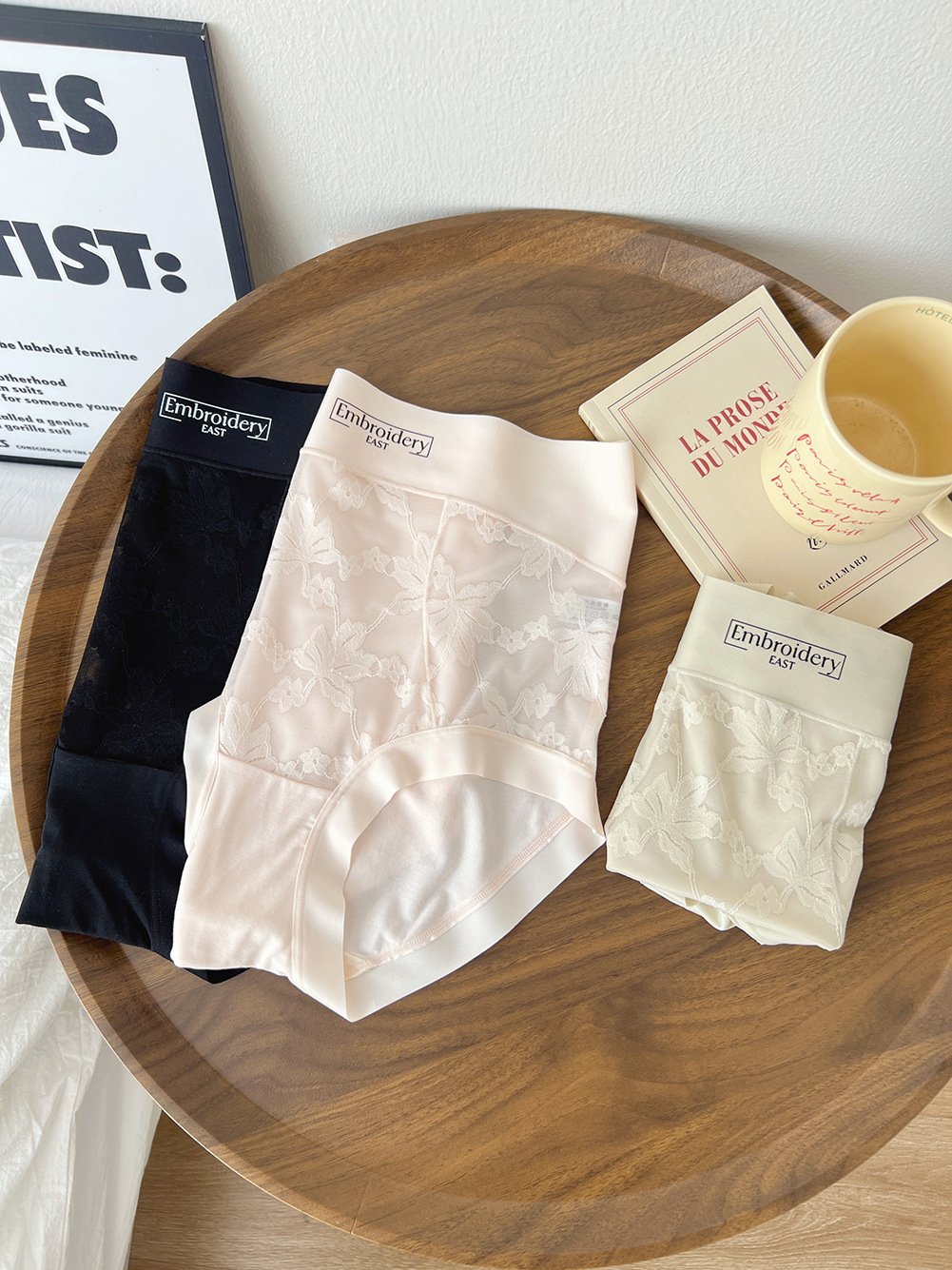 High waist elastic tummy control women's underwear all-inclusive soft and comfortable briefs