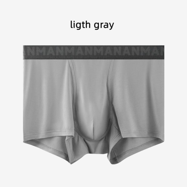 Modal silk boxer briefs for men’s sports activities