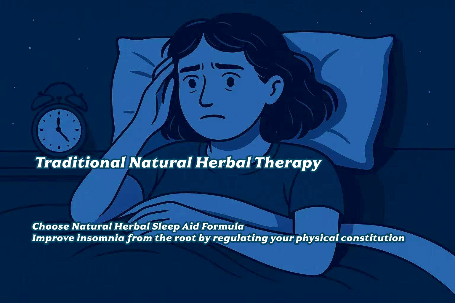 Traditional Natural Herbal Therapy Choose Natural Herbal Sleep Aid Formula Improve insomnia from the root by regulating your physical constitution